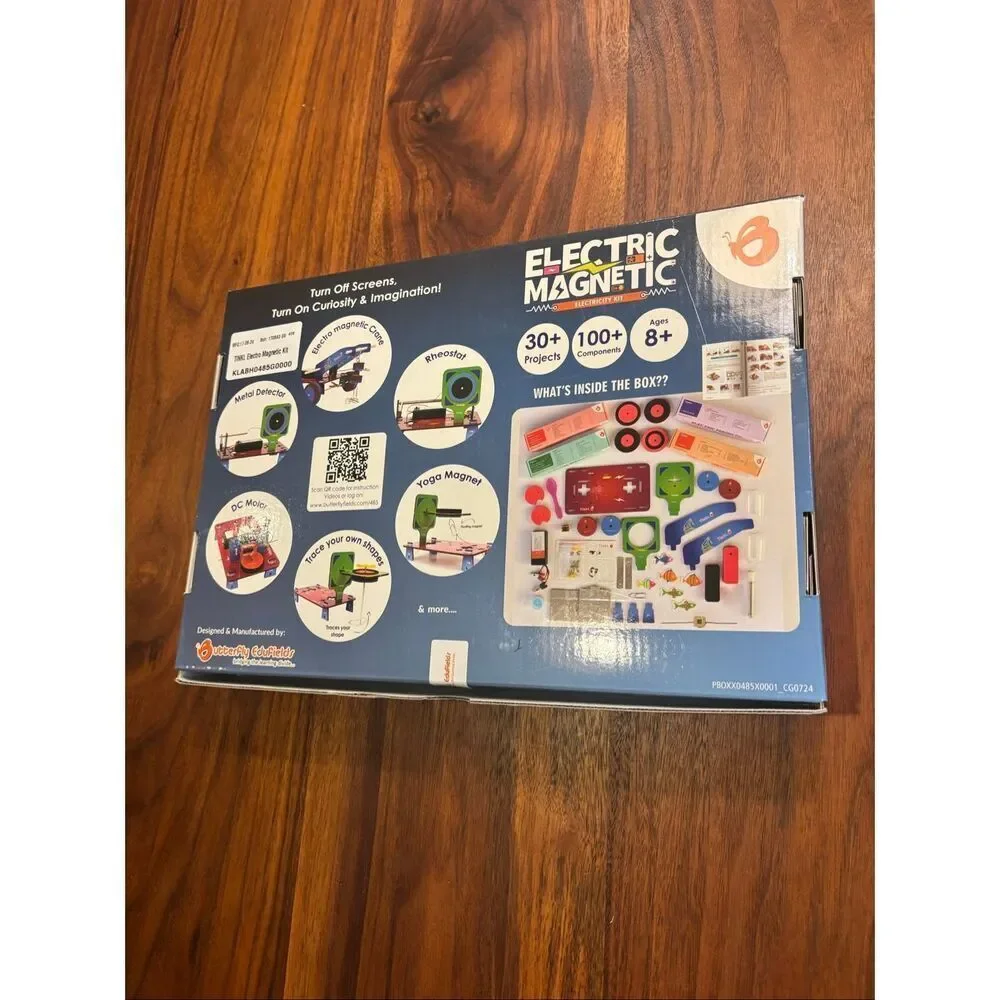 Butterfly Edufields Kids STEM Electric Magnetic 30-in-1 Kit Toy Set OS NWOT